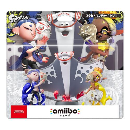 amiibo すりみ連合セット フウカ／ウツホ／マンタロー（スプラトゥーン 