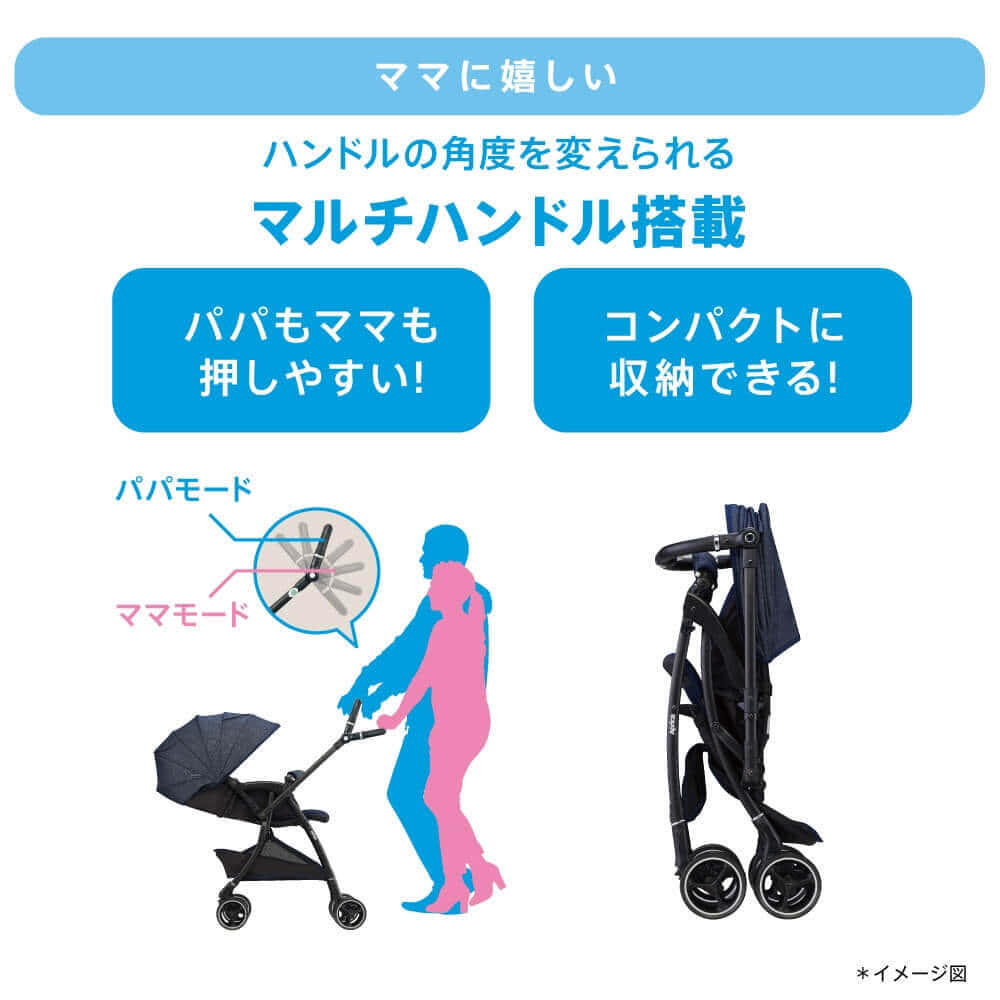 Aprica アップリカ ラクーナ エアー コンパクト AB (グレースター) A型  