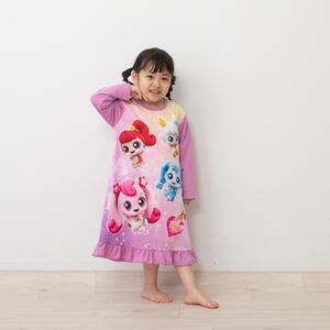 シークレット キャッチ！ティニピン 長袖ナイトドレス フリル付き ピンク×110cm ベビーザらス限定