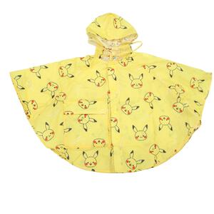 monpoke モンポケ レインポンチョ ピカチュウ ポケッタブル 総柄