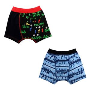 ピクミン 2枚組ボクサーブリーフ(ブラック&times;130cm)