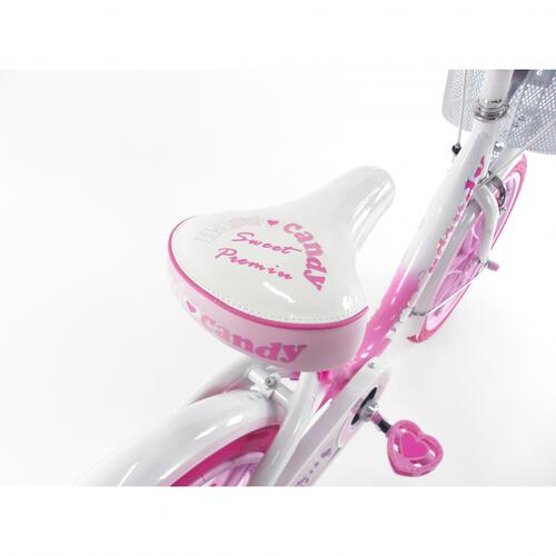 18インチ 身長105～115cm ハードキャンディプレミアム ピンク トイザらス限定 補助輪付き自転車 ハート かわいい 女の子 5歳