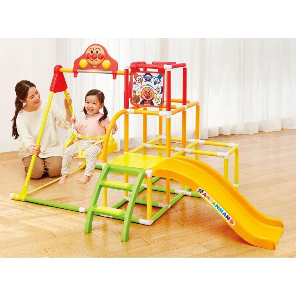 アンパンマン うちの子天才 カンタン折りたたみブランコパークDX オンライン限定価格】アンパンマン うちの子天才 カンタン折りたたみ