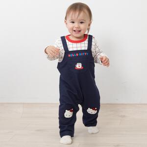 SANRIO サンリオ キティ 長袖レイヤードフウカバーオール ベージュ×70-80cm ベビーザらス限定