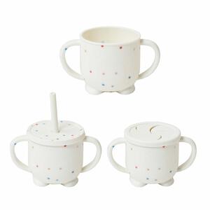 dear BABY ディアベビー マグ（ストロー＆スナックセット）ビーズ入り ベビーザらス限定