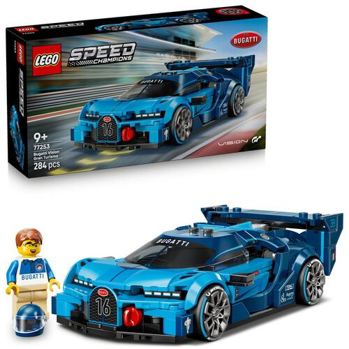 レゴ LEGO スピードチャンピオン Bugatti Vision GT ハイパースポーツカー 77253｜おもちゃ 玩具 誕生日 プレゼント ブロック 9歳 10歳 11歳