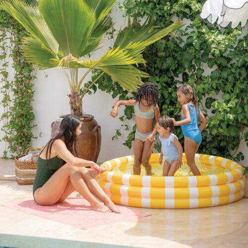 インテックス INTEX ビニールプール レモンプール 147cm  赤ちゃん 小さい 円形 2歳から