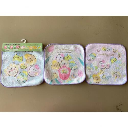 ミニタオル 3枚組 すみっコぐらし