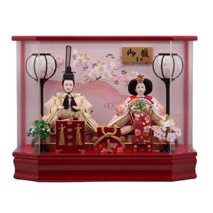 【雛人形】ケース飾り 親王飾り「流水桜アクリル」 (322237)ひな人形 ひな祭り お雛様 おしゃれ トイザらス・ベビーザらス限定【メーカー直送】