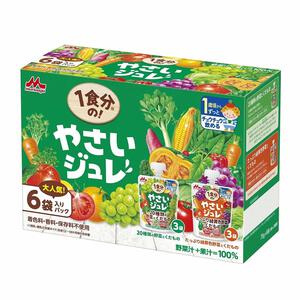 森永 1食分の！やさいジュレ 6袋入りパック【キッズフード ベビーフード】 【12ヶ月～】