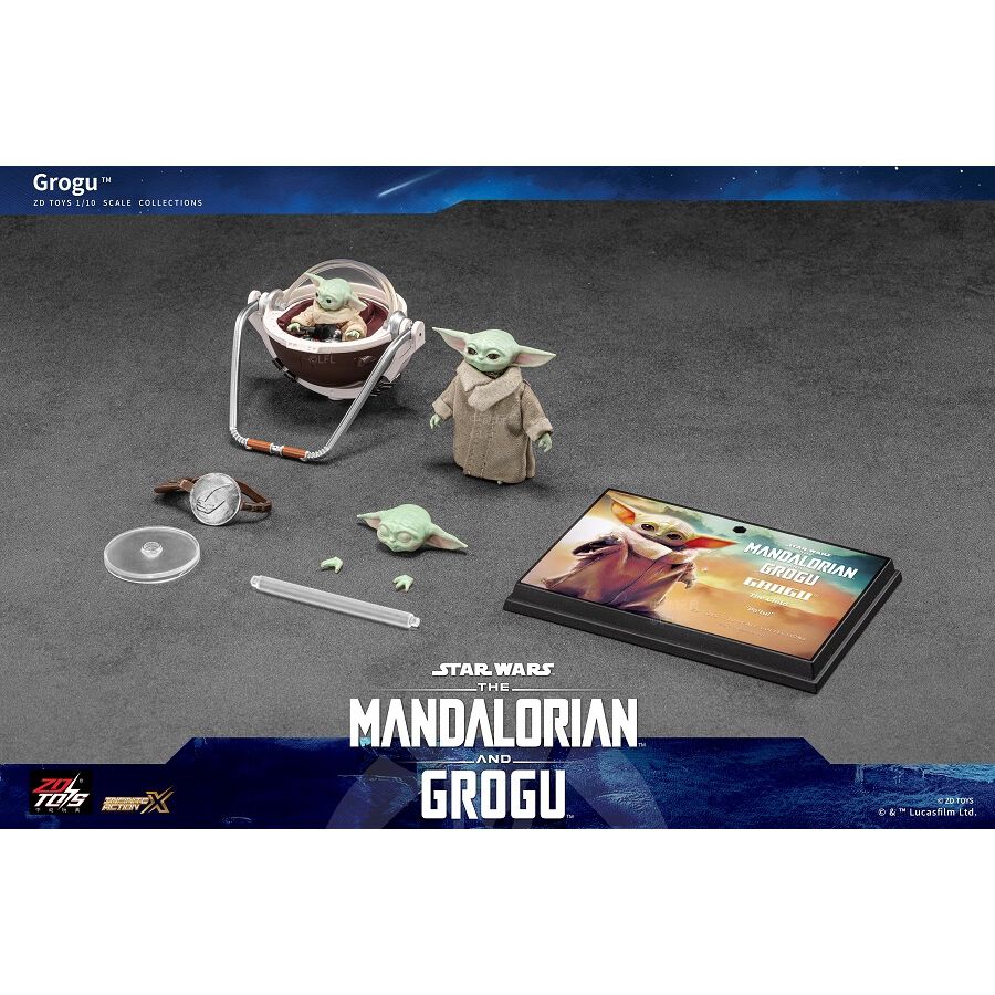 ZD TOYS スター・ウォーズ アクションフィギュア マンダロリアン