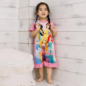 ディズニー ナイトドレス  フリル付き プリンセス ピンク&times;100cm