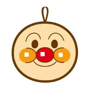 アンパンマン顔型ループ付タオル