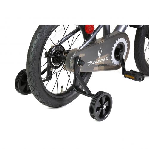 16インチ 身長100～115cm 子供用自転車 マセラティキッズ  スモークグレー MASERATI KIDS16SS－TZ トイザらス限定 補助輪付き自転車 3歳