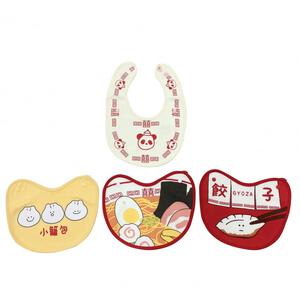 中華パチパチ付け替えスタイ 4枚組(中華&times;フリー) ベビーザらス限定