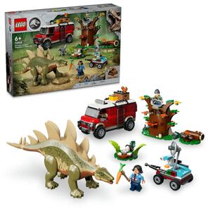 【オンライン限定価格*】レゴ LEGO ジュラシック・ワールド きょうりゅうミッション：ステゴサウルスを発見せよ！ 76965｜プレゼント 誕生日 5歳 6歳 7歳 8歳 小学生 知育 恐竜 きょうりゅう