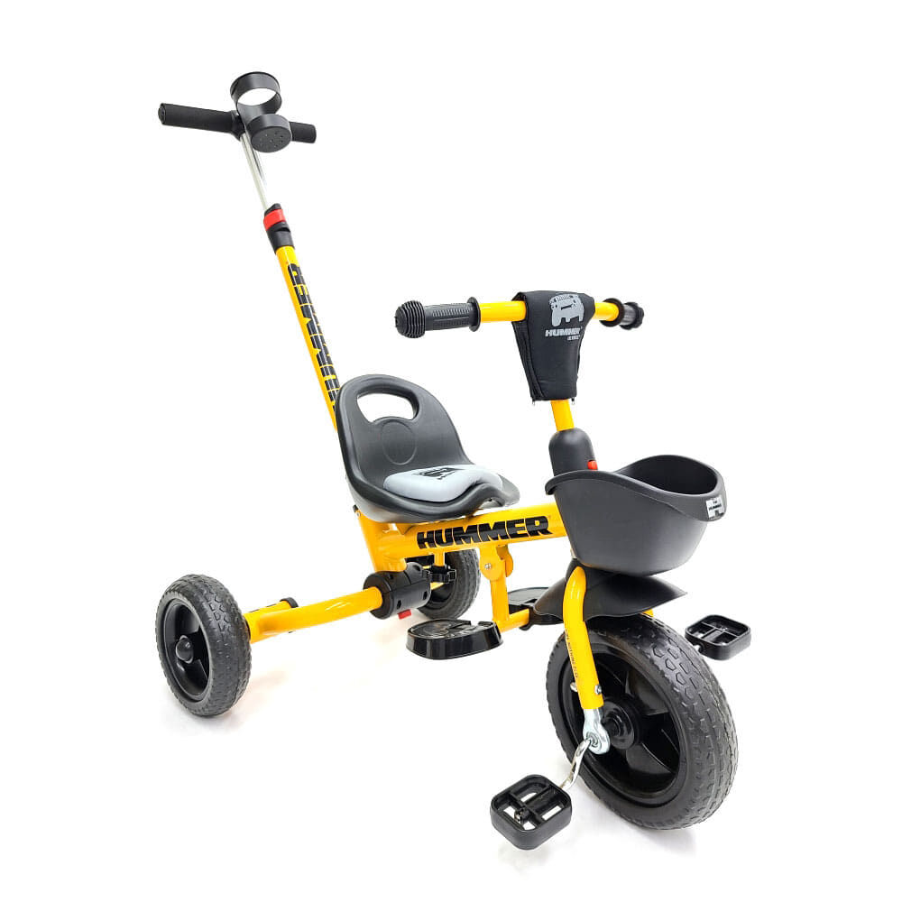 ハマー トライサイクル3 子供三輪車 FD-TZ イエロー ハンドル付き