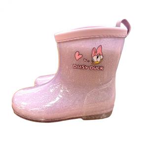 Disney ディズニー レインブーツ デイジー(パープル×17cm)