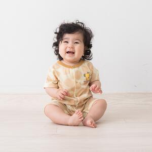 天竺カバーオール キリン イエロー×70cm