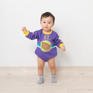 【Welcome to the Universe Baby × chimajiro0730さん】ET 長袖ダルマボディスーツ パープル×80cm