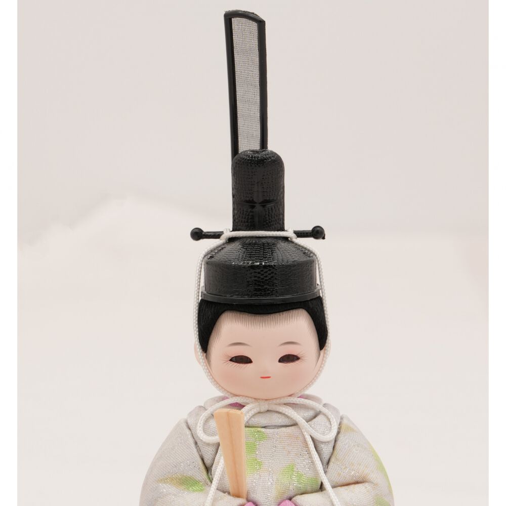 雛人形】木目込みケース飾り 五人飾り「ひなまり」クリスタル (337206