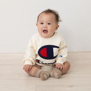 Champion チャンピオン 長袖ダルマボディスーツ ナチュラル×70cmベビーザらス限定
