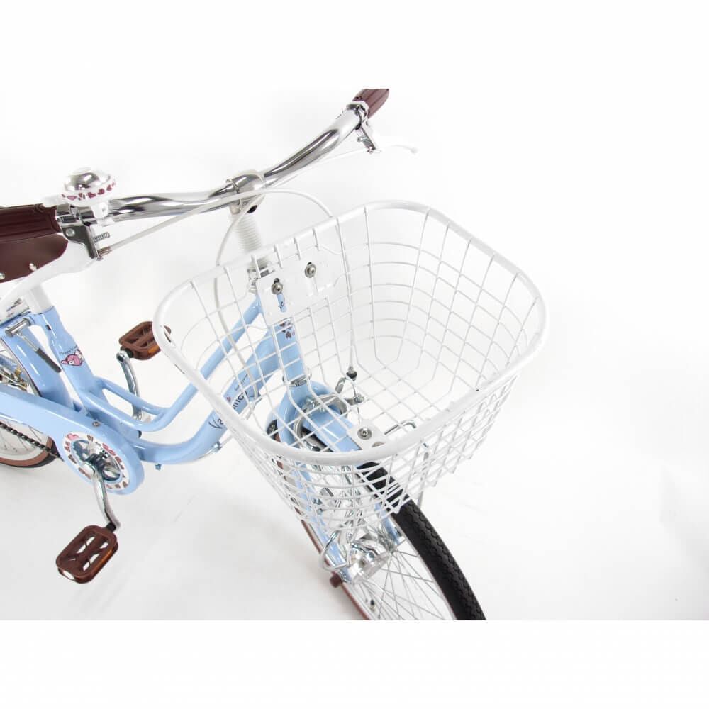 20インチ 身長115～130cm 子供用自転車 バレンタイン2 サックスブルー