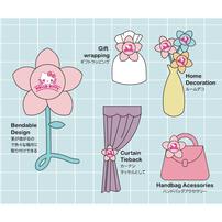 サンリオキャラクターズ ファンキーフラワー ポムポムプリン Style36 トイザらス限定 ぬいぐるみ