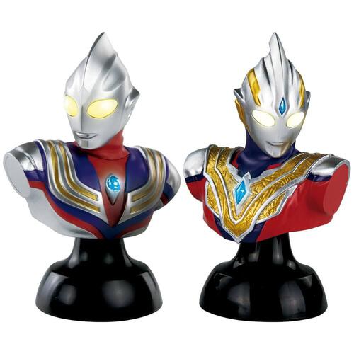 ウルトラヒーロー ライティング バストシリーズ ウルトラマンティガ & ウルトラマントリガー