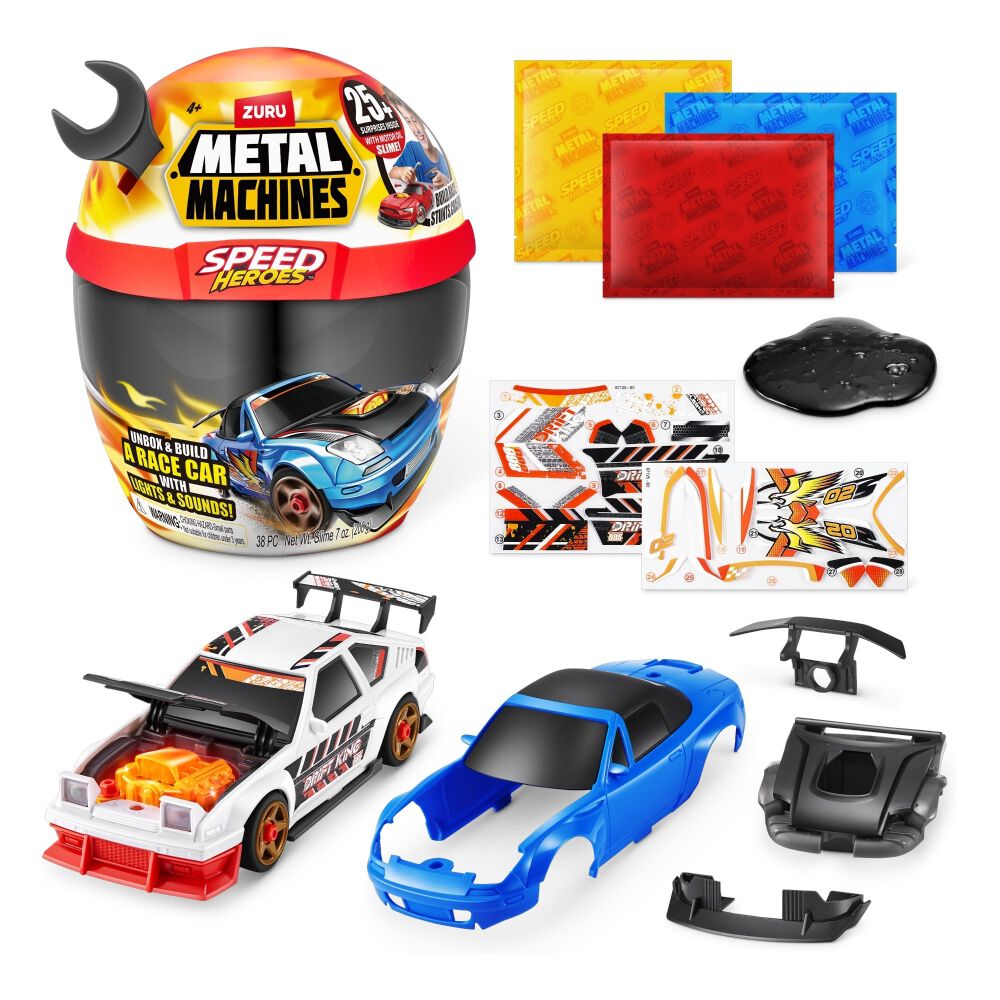 METALMACHINES ライト＆サウンド ビルドスピードヒーローズ【種類