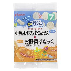 ピジョン 元気アップCa 小魚とひじきのおこめせん＆お野菜すなっく かぼちゃ＋おいも【離乳食 ベビーフード】 【7ヶ月～】