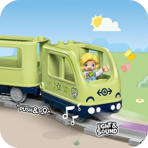 【オンライン限定価格】レゴ LEGO デュプロ デュプロのまち ぼうけんトレイン 10427｜おもちゃ 玩具 誕生日 プレゼント ブロック 幼児 赤ちゃん 知育  2歳 3歳 4歳 ごっこ遊び 電車 乗り物