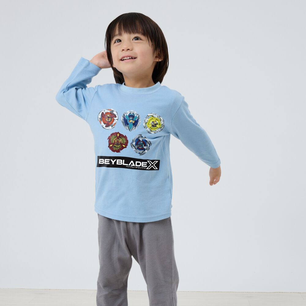 BE:FIRSTパジャマ他 グッズまとめ売り BEYBLADE X ベイブレードエックス 長袖パジャマセット コマプリント