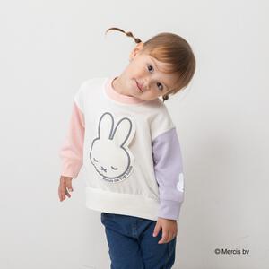ミッフィープリントアップリケトレーナー ナチュラル×90cm ベビーザらス限定