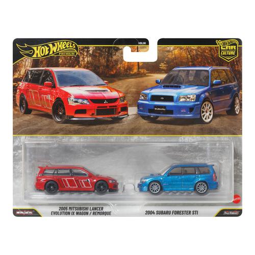 【予約受付商品】プレミアム2パック 2005 三菱ランサー エボリューション IX ワゴン / 2004 スバル フォレスター STI【出荷予定日：2026年2月28日】