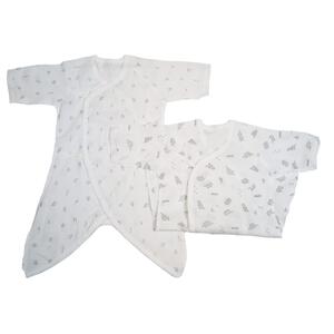 コンビ肌着 2枚組 恐竜×アルファベット 50-70cm ベビーザらス限定