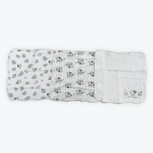 バンブーガーゼ ハンカチ3枚組 ウシ ベビーザらス限定