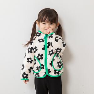 ベビーザらス限定　COJIKA マイクロフリース ジャケット デイジー(オフホワイト×80ｃｍ)