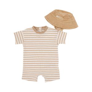 NIKE ベビー2点セット 66N013-W67 ベージュ&times;80cm 赤ちゃん 出産準備 出産祝い ベビー服 子供服
