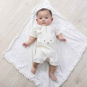 miffy ミッフィー 半袖フィットオール パイル ホワイト&times;60-70cm ベビーザらス限定