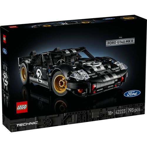 レゴ LEGO テクニック 1966 Ford GT40 MKII レースカー 42223｜おもちゃ 玩具 誕生日 プレゼント ブロック 18歳 19歳 20歳