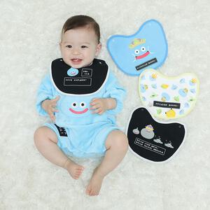 ドラクエベビー＆キッズ パチパチ付け替えスタイ 4枚組 スライムたちがあらわれた! ベビーザらス限定