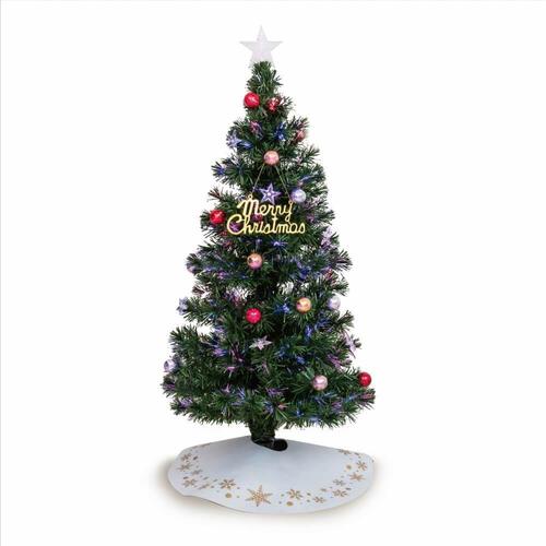 クリスマスツリー 120cm 小さく分割ファイバーツリー 簡単組み立て コンパクト収納 トイザらス限定