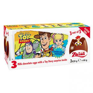 トイ・ストーリー チョコレートエッグ 3個 キャラクター プレゼント  クリスマス お菓子