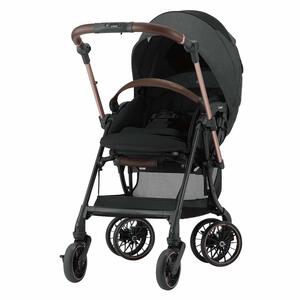 Combi コンビ ホワイトレーベル スゴカルSwitch エッグショック EX AS (ストーンブラック 限定カラー) A型ベビーカー 両対面式 ハイポジションハンドル 1ヶ月～3歳頃対応 ベビーザらス限定