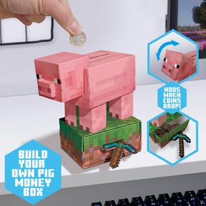 マインクラフト 組み立てキット（ブタ貯金箱） マイクラ おもちゃ