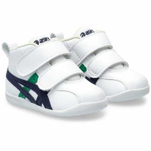 アシックス スクスク アミュレファースト SL(ホワイト／ネイビー×12.5cm)