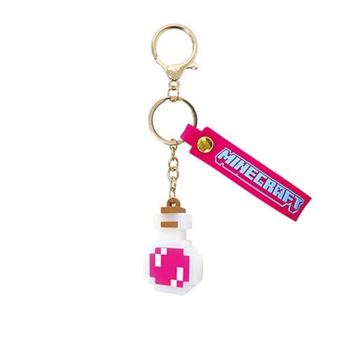 Minecraft マスコットキーホルダー ポーション／ピンク