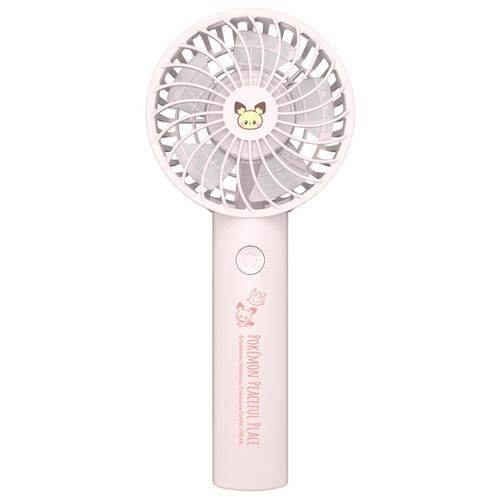 ポケピース ハンディファン ピチュー＆マホミル USB充電式 卓上スタンド付 携帯扇風機 レジャー キャラクター かわいい