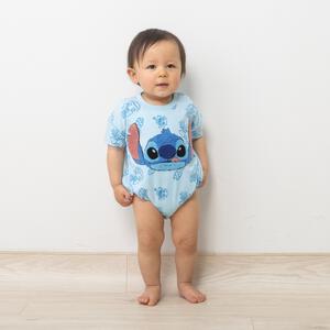Disney  ディズニー 半袖ボディスーツ ドッカン サガラ スティッチ サックス&times;70cm ベビーザらス限定 赤ちゃん 出産準備 出産祝い ベビー服 子供服
